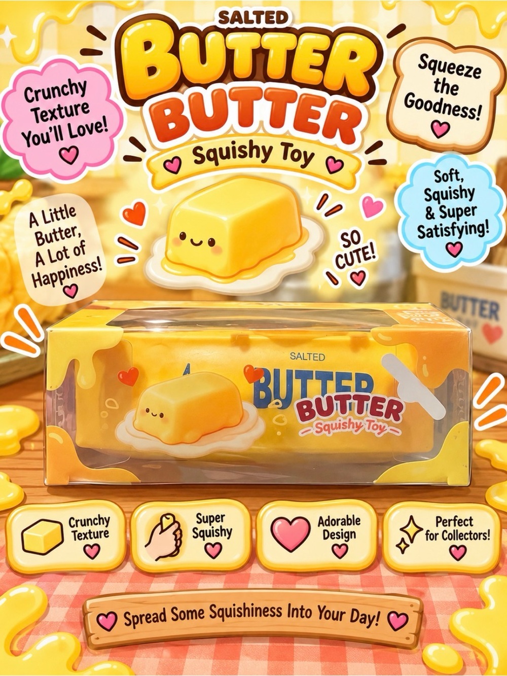Crunchy Salted Butter Squishy